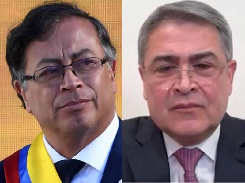 Petro es el presidente de Colombia y Hernández fue gobernante de Honduras entre 2014 y 2022.
