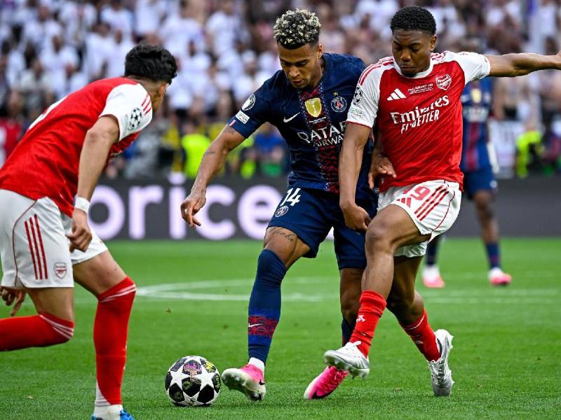 PSG y Arsenal se enfrentan este sábado en la final de la Champions League.