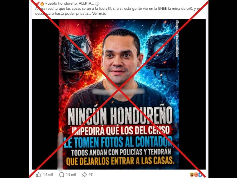 Captura de pantalla a una publicación de Facebook hecha el 24 de agosto de 2026.