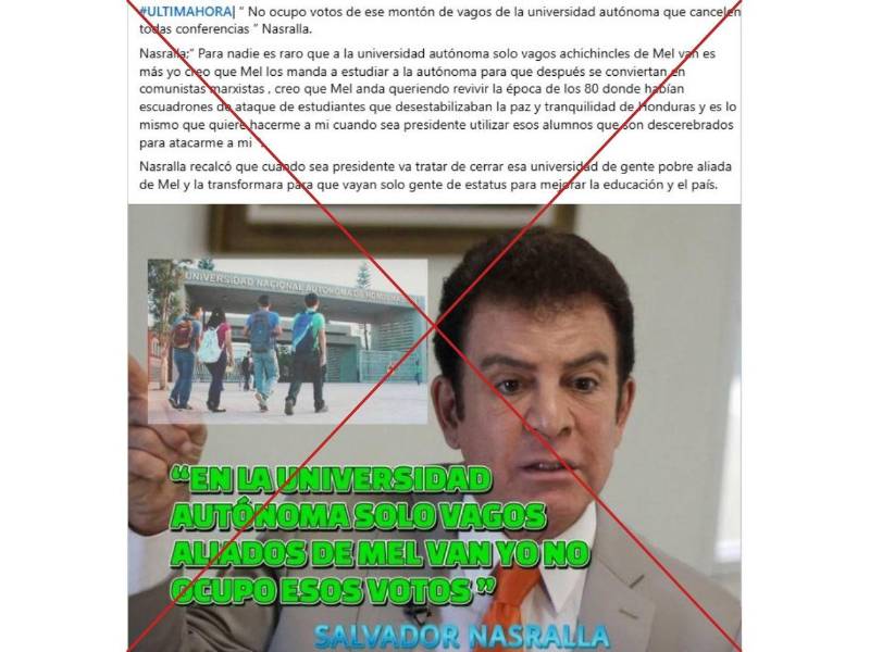 Captura de pantalla a una publicación de Facebook hecha el 2 de julio de 2025.