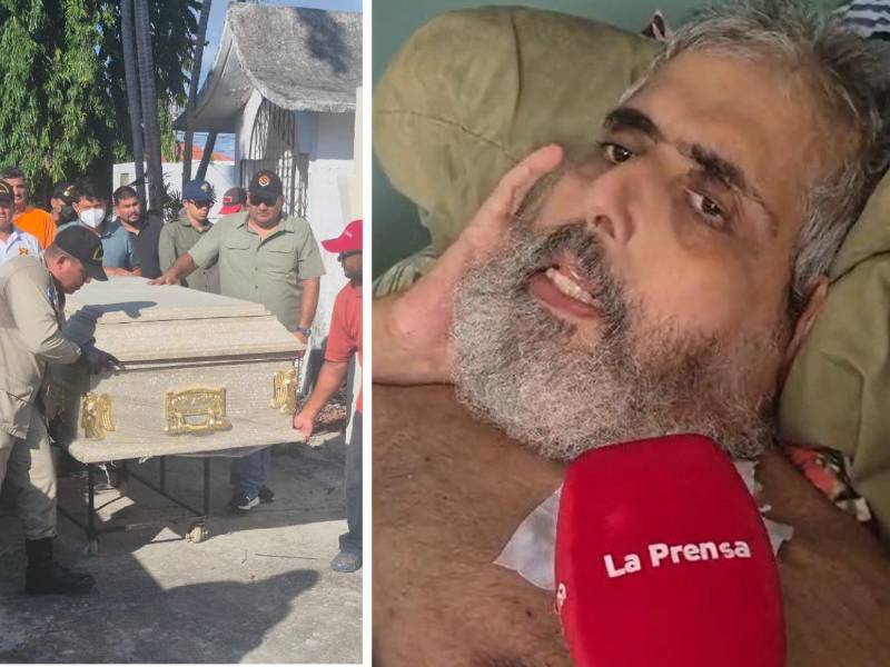 En la víspera de su muerte, Nasser Hilsaca habló con LA PRENSA desde el Hospital Atlántida. Denunció que se sentía abandonado y llegó a reclamar algo tan básico como agua para asearse. Este domingo, entre lágrimas, su familia le dio el último adiós.