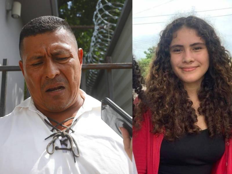 Noé Pérez, padre de Yorleni Alas, llegó este miércoles a la morgue sampedrana y entre lÜgrimas dijo sentir paz de haber hallado a su hija ante semanas de angustiosa espera.
