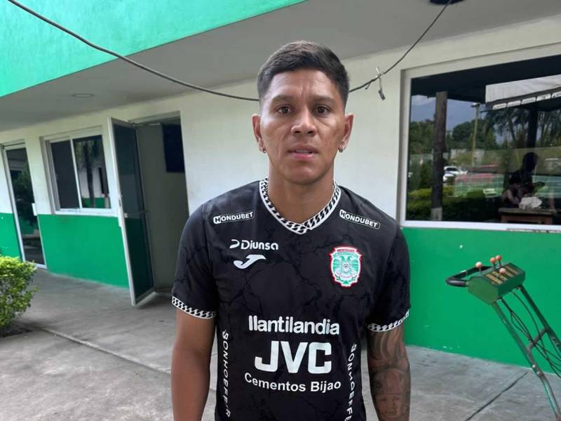 Brayan Moya ya vive el Clásico sampedrano como jugador del Marathón contra el Real España.