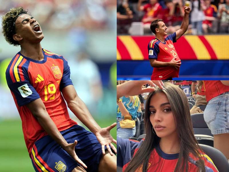 Las imágenes de la goleada que le propinó España (3-0) a Austria para clasificar a octavos de final del Mundial 2026 con Lamine Yamal protagonista.