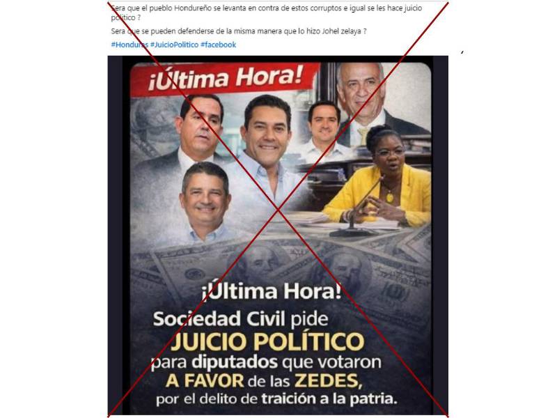 Captura de pantalla a una publicación de Facebook hecha el 25 de marzo de 2026.