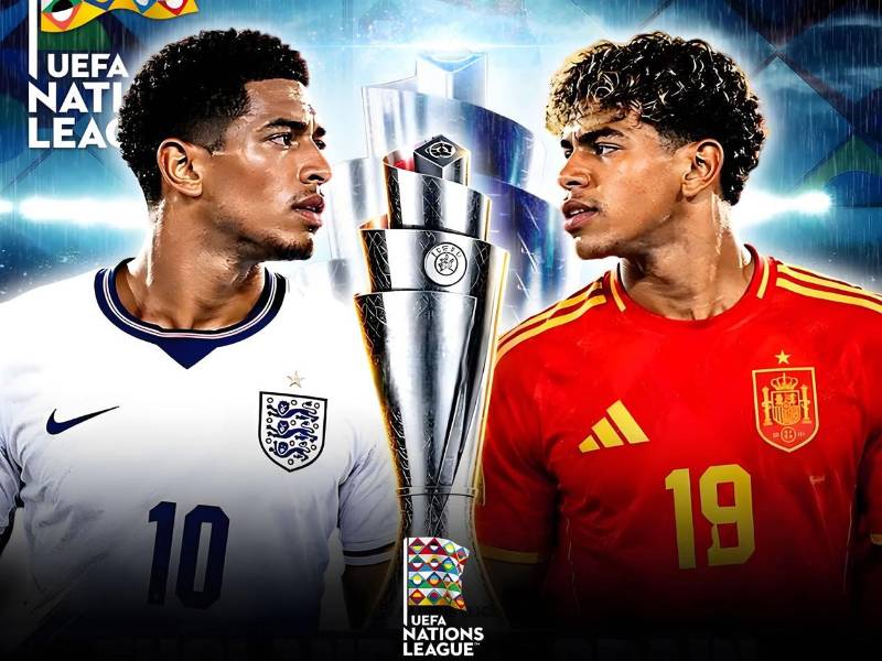 Jude Bellingham y Lamine Yamal se ven las caras hoy en el Inglaterra vs España por Nations League.