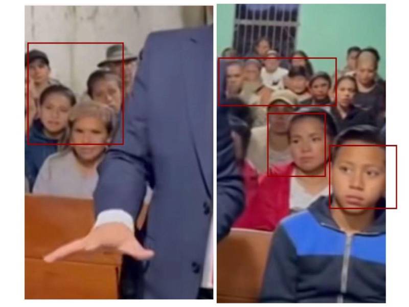 Inconsistencias detectadas por LA PRENSA Verifica durante un análisis visual.
