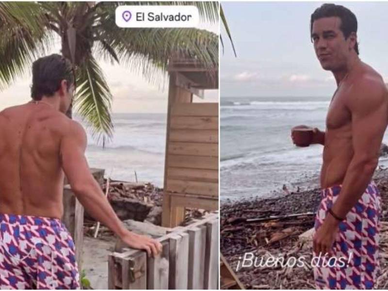 Mario Casas presume en sus redes sociales fotos de su visita a El Salvador.