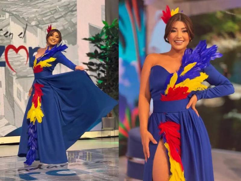Así es el vestido blanco que eligió Milagro Flores para celebrar la independencia
