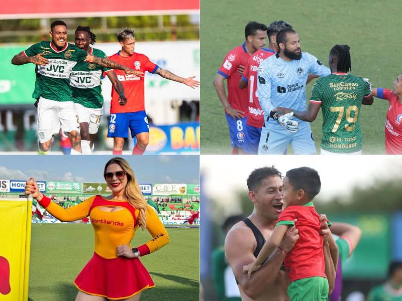 Las imágenes del Clásico nacional que le ganó el Marathón, con remontada incluida, al Olimpia (1-2) por la novena jornada del Torneo Clausura 2026 de la Liga Nacional de Honduras.