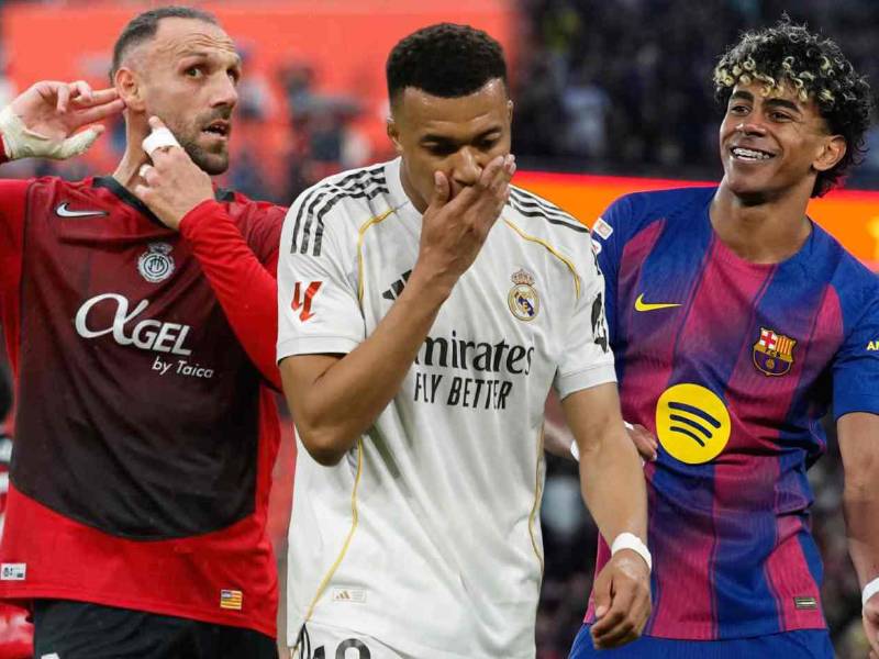 Mbappé corre riesgo en la cima: goleador marcó doblete y acorta más la distancia con el francés en la Liga Española.