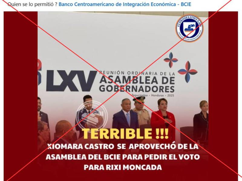 Captura de pantalla a una publicacion de Facebook hecha el 3 de junio de 2025.