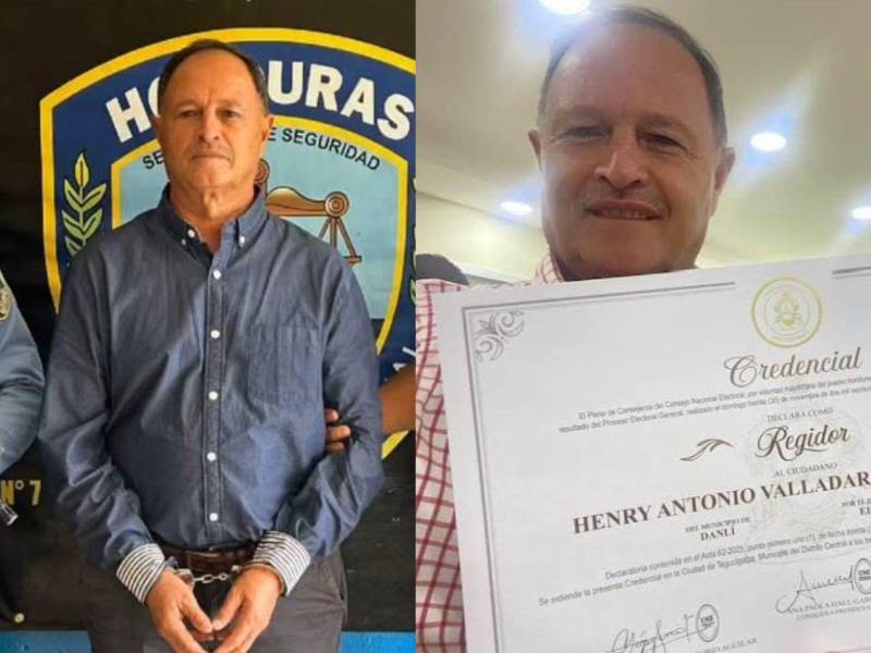 El detenido fue identificado como Henry Antonio Valladares Vallecillo, de 64 años.