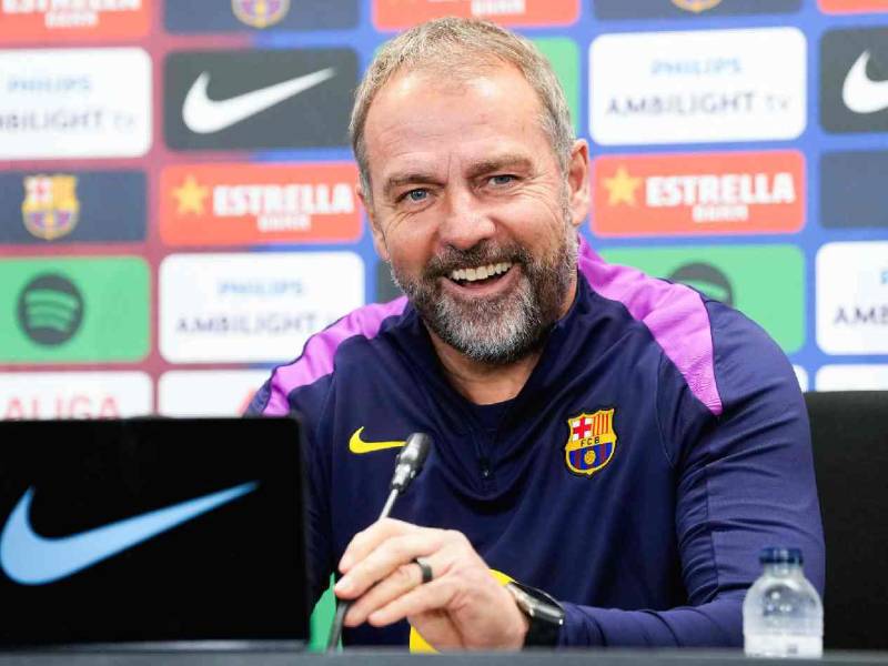 Hansi Flick en conferencia de prensa previo a duelo en la Copa del Rey.