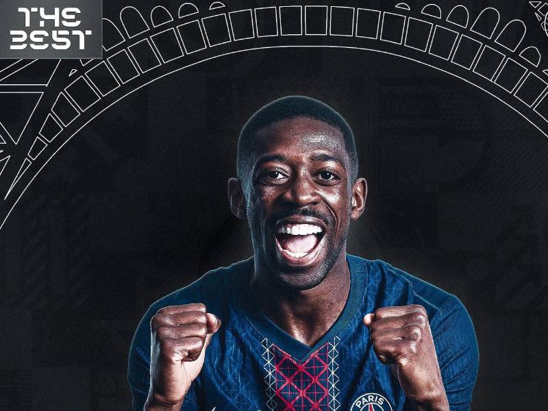 Ousmane Dembélé fue elegido como el mejor jugador del año.