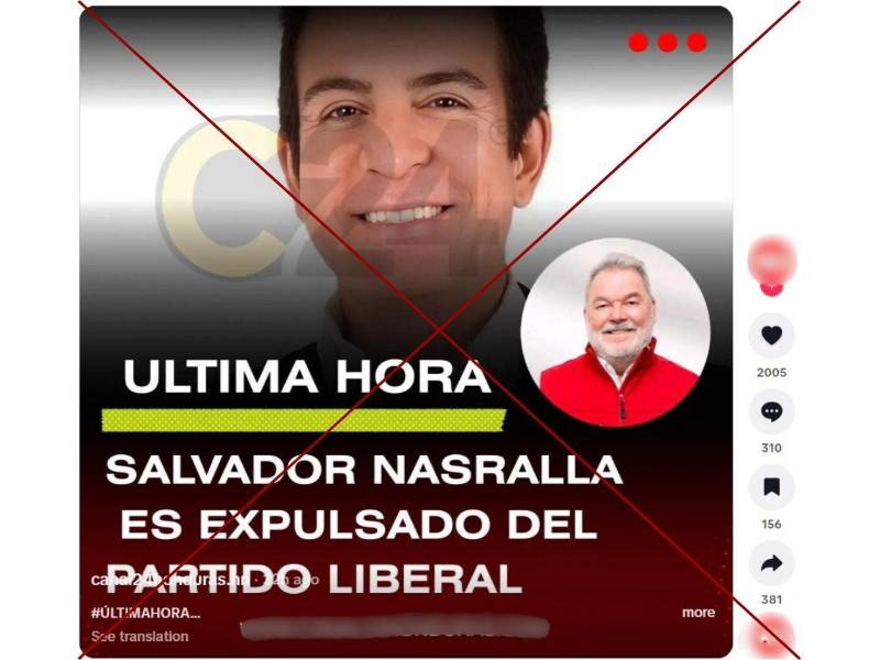 Captura de pantalla una publicación de TikTok hecha el 16 de enero de 2026.