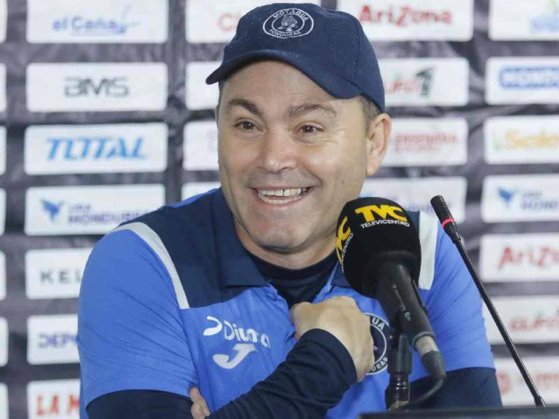 Javier López, entrenador del Motagua, en conferencia de prensa luego del triunfo ante Real España.