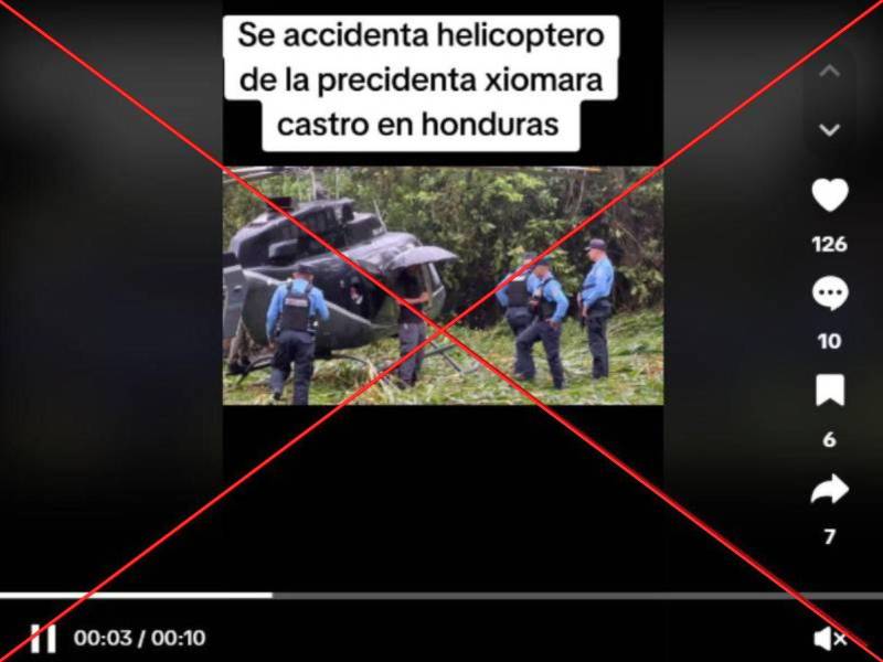 Captura de pantalla a una publicación de TikTok hecha el 28 de febrero de 2025.