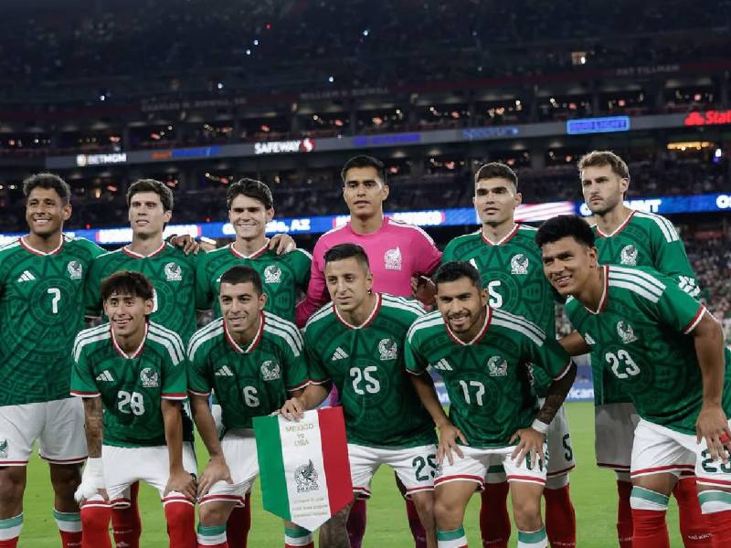 El 11 titular de la selección nacional de México que se mide a EUA en Arizona.