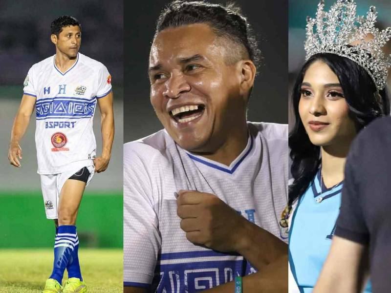 Las Leyendas de Honduras visitaron este viernes por la noche Choloma, para disputar un partido amistoso contra los históricos de dicha zona.