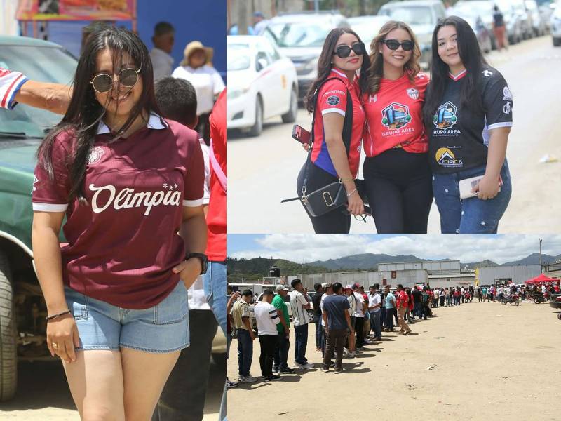 Así es el tremendo ambiente que se vive en el estadio Marcelo Tinoco de Danlí con el partido Estrella Roja vs Olimpia por la Liga Nacional de Honduras.