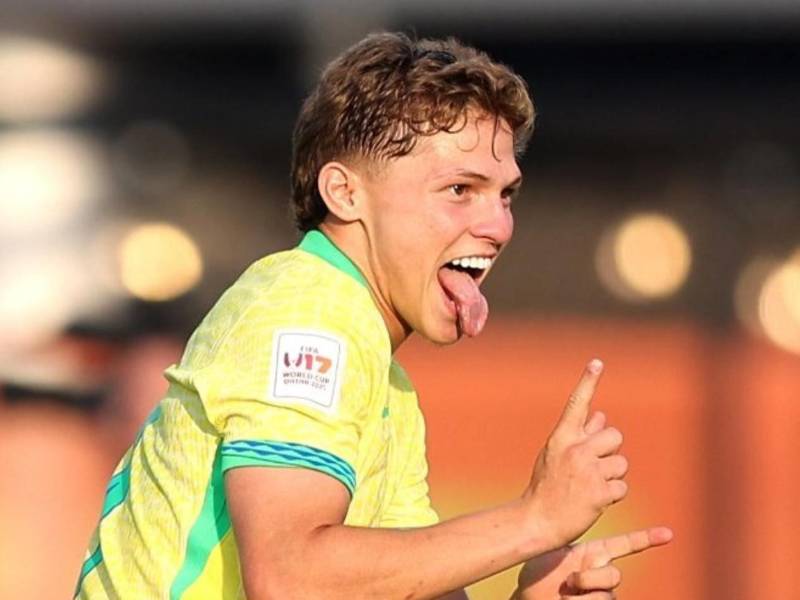 El delantero Dell se destapó con un doblete en la primera parte del Brasil vs Honduras por el Mundial Sub-17.