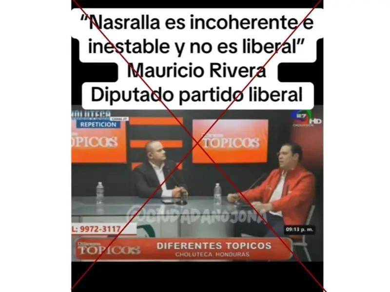 Mauricio Rivera en esta entrevista calificó de “incoherente” a Nasralla en julio de 2024