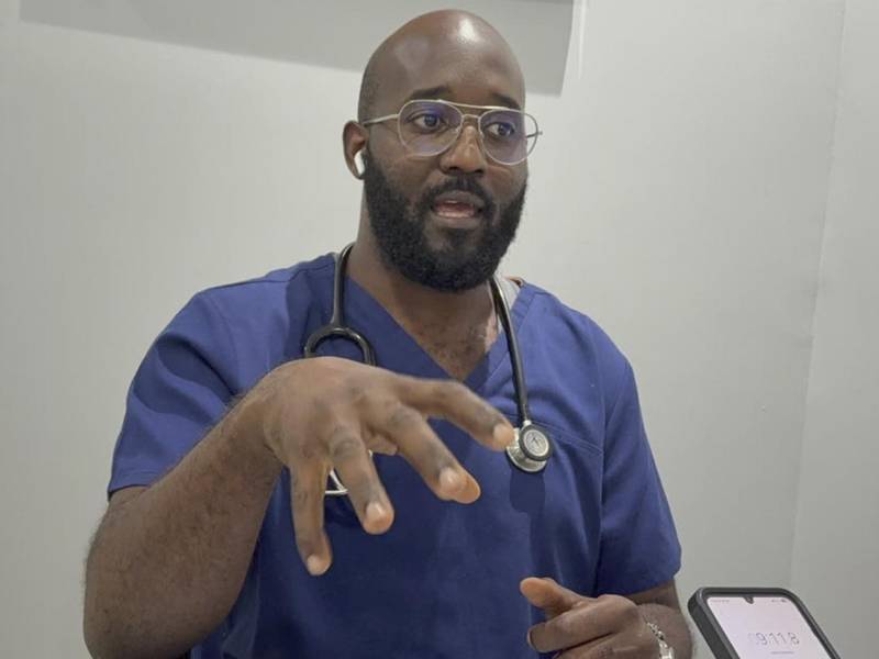 El médico Diosmel Grenot es una de las caras conocidas en Gracias que resultó afectado con la presunta estafa de HLV. Dijo que lo usaron para promover una estafa sin saberlo.