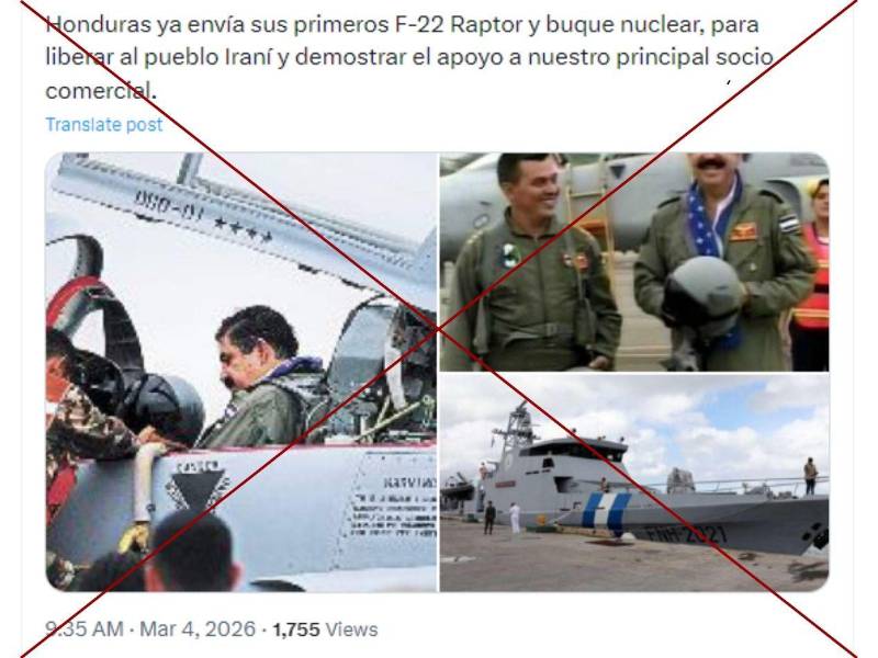 Captura de pantalla a una publicación de X hecha el 5 de marzo de 2026.