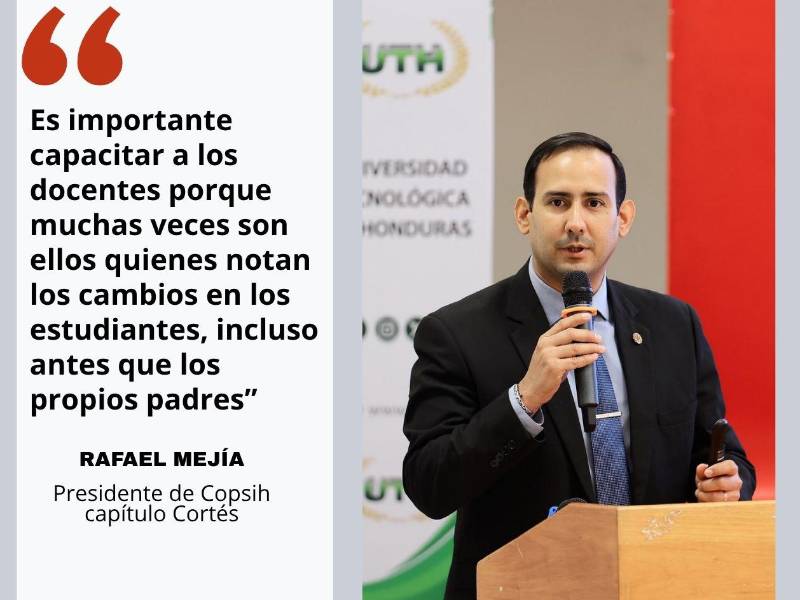 Mente Sana prepara a docentes para reconocer señales de alerta