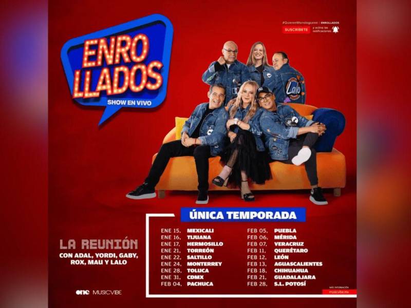 El elenco de “Otro Rollo” regresa con el show “Enrollados”