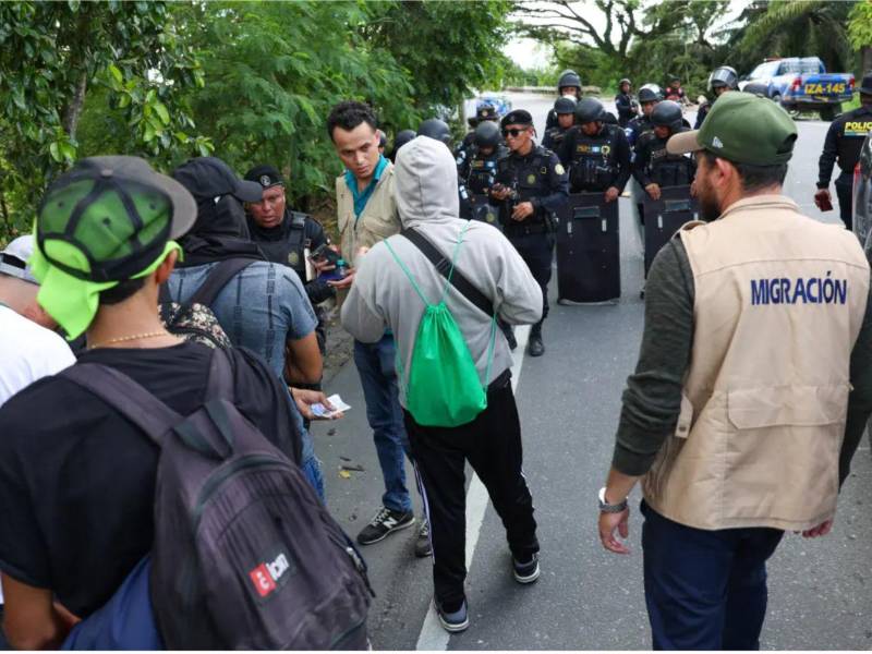 Más de 250 ingresaron regularmente, mientras que más de 100 recibieron una orden de abandonar Guatemala por entrar de forma irregular.