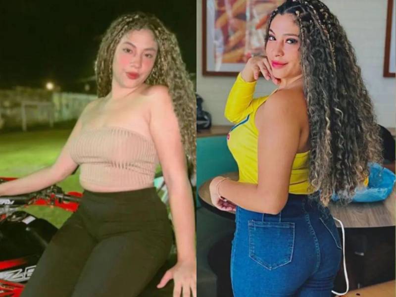 Fotografía en vida de la joven tiktoker Katherine Mejía.