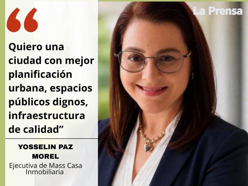 Yoselyn Paz, ejecutiva de Bienes Raices, brindó su analisis tomando encuenta que a diario mira el potencial de la ciudad gracias al rubro en el que desempeña.