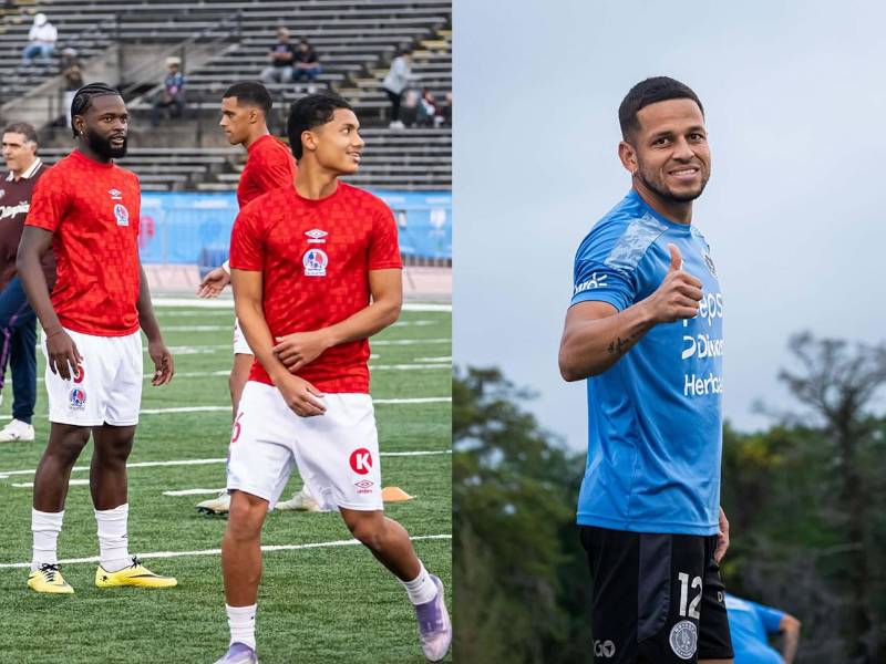 Olimpia y Motagua miden sus fuerzas en partido amistoso a jugarse en New Orleans, Estados Unidos.