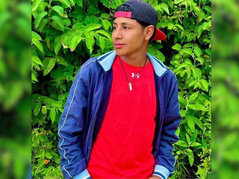 Fotografía en vida de Noelvin Armando Orellana Gutiérrez, de 21 años de edad.