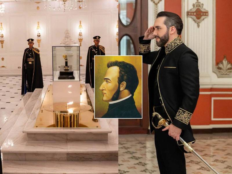 Los restos del prócer hondureño Francisco Morazán, que se encontraban en un reconocido cementerio de El Salvador, se exhiben a partir del jueves en un mausoleo impulsado por el presidente salvadoreño, Nayib Bukele, situado en el remodelado centro histórico de la capital.