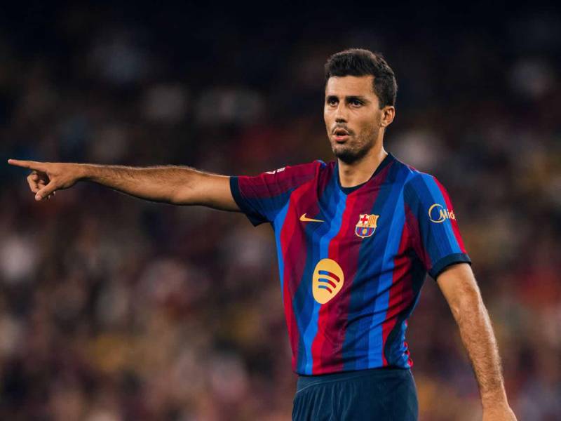 Rodri debutó con la camiseta del Barcelona en la Liga Española.