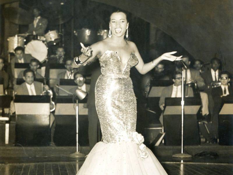 Fotografía cedida por Celia Cruz Estate donde aparece la cantante cubana.