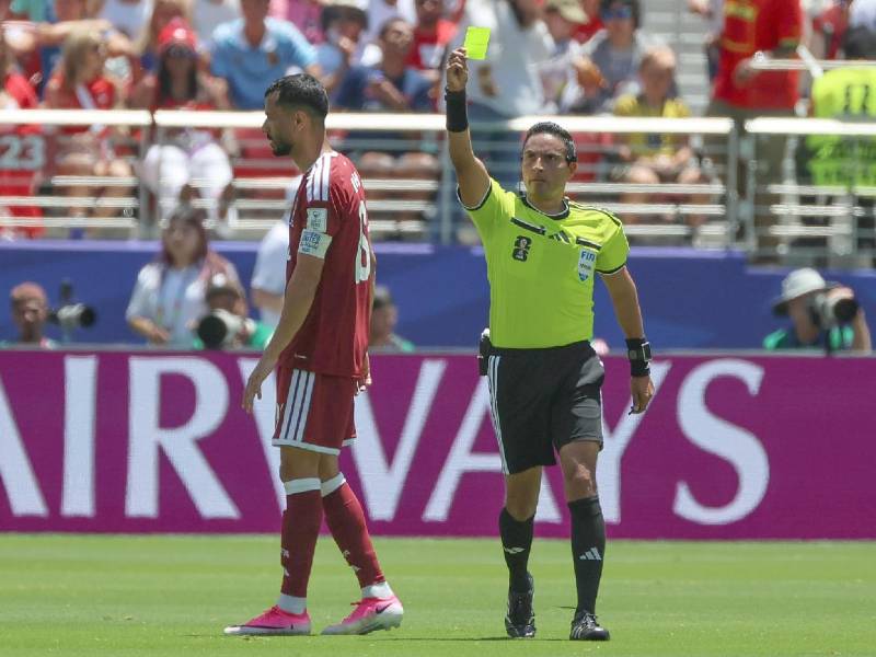 Said Martínez fue el primero hondureño en arbitrar un partido en el Mundial 2026.