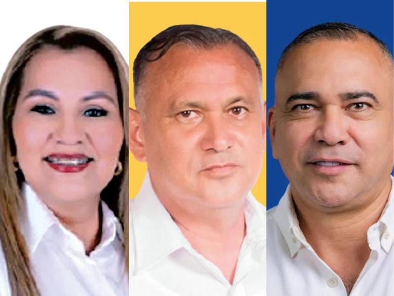Mayra Rosibel Pavón, del Partido Liberal; Héctor Mendoza, actual alcalde de Trujillo por el partido Libre; y Allan Lagos, del Partido Nacional, se declararon ganadores en el municipio de Trujillo, Colón.