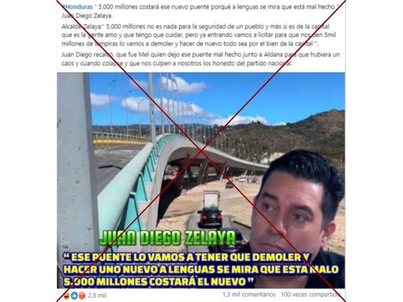 Captura de pantalla a una publicación de Facebook hecha el 26 de enero de 2026.