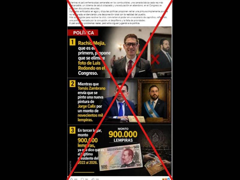 Captura de pantalla a una publicación de Facebook hecha el 29 de abril de 2026.