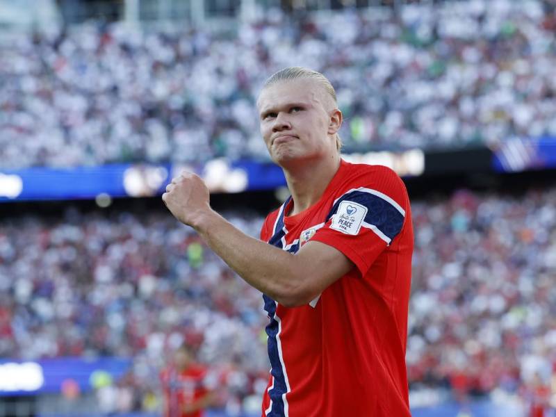 Haalad es el gran referente en la selección nacional de Noruega que vuelve a un Mundial tras 28 años de ausencia.