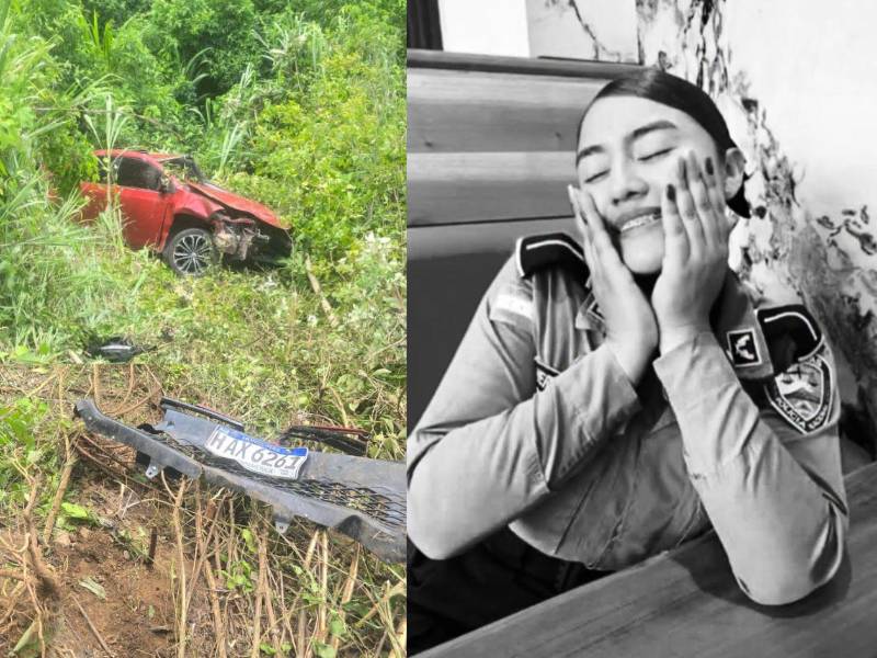 Fotografía en vida de la policía Delsy Maribel Hernández Hernández.