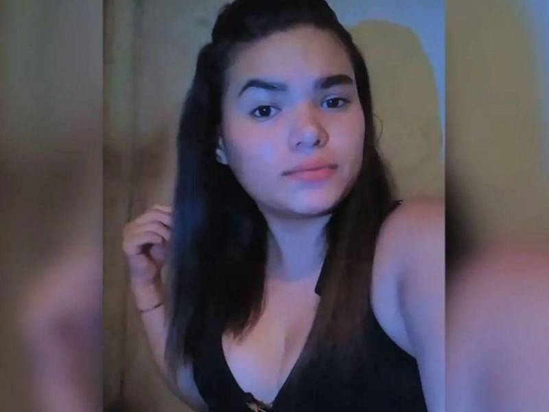 Fotografía en vida de Nahomi Azucena Gálvez, quien fue asesinada en Tegucigalpa.