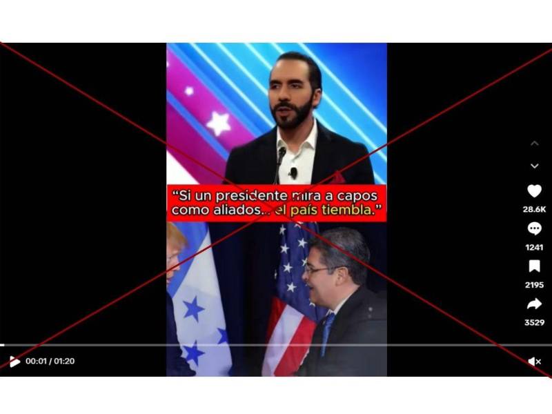 Captura de pantalla a una publicación de TikTok hecha el 4 de diciembre de 2025.