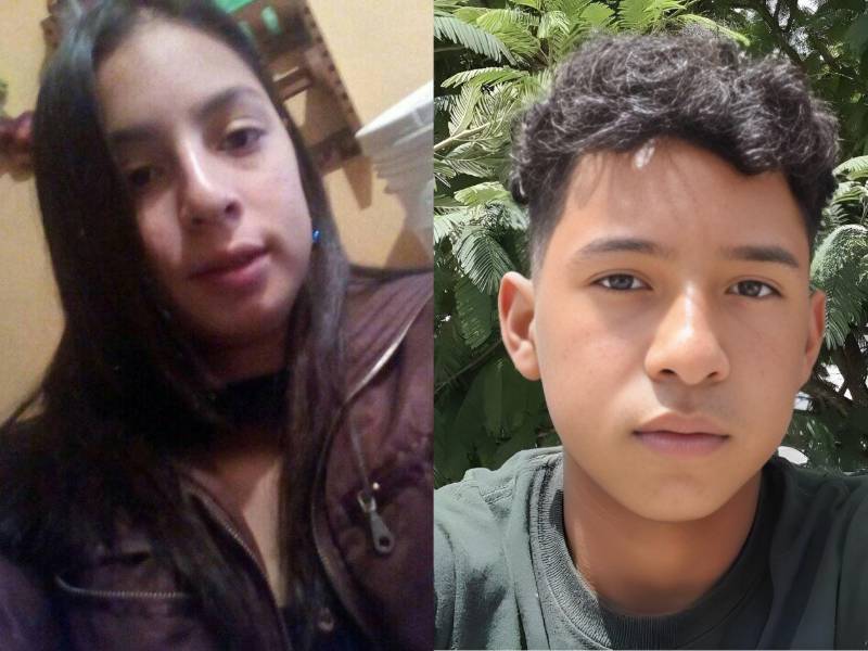Fotos en vida de María Fernanda y Jonathan Mauricio Torres Sánchez, los dos hermanos que fueron asesinados la mañana del domingo 29 de marzo en la colonia Altos del Trapiche de Tegucigalpa.