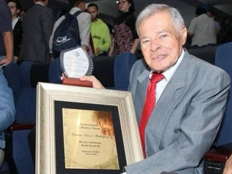 Fotografía en vida del periodista Ramiro Sierra Rodríguez.