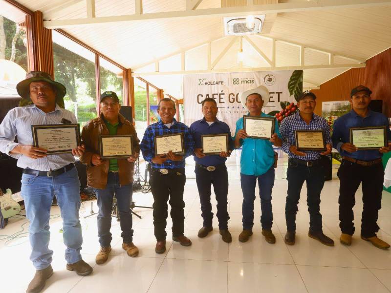 Ganadores de los Premios por Categoría otorgado por Volcafe en Honduras.